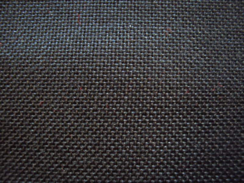 Black woven polyester